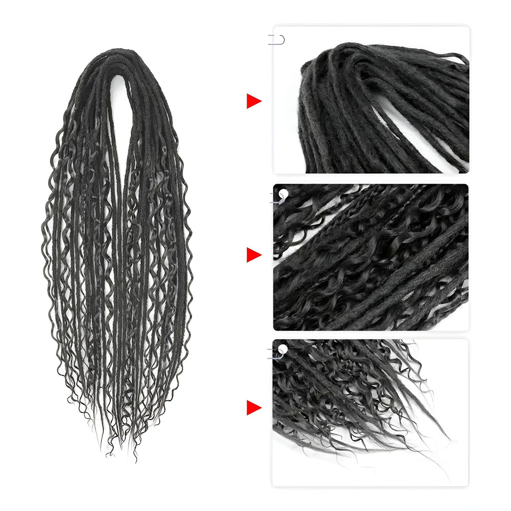 Boho Dreadlocks – Double Ended | 24 inch (60 cm)