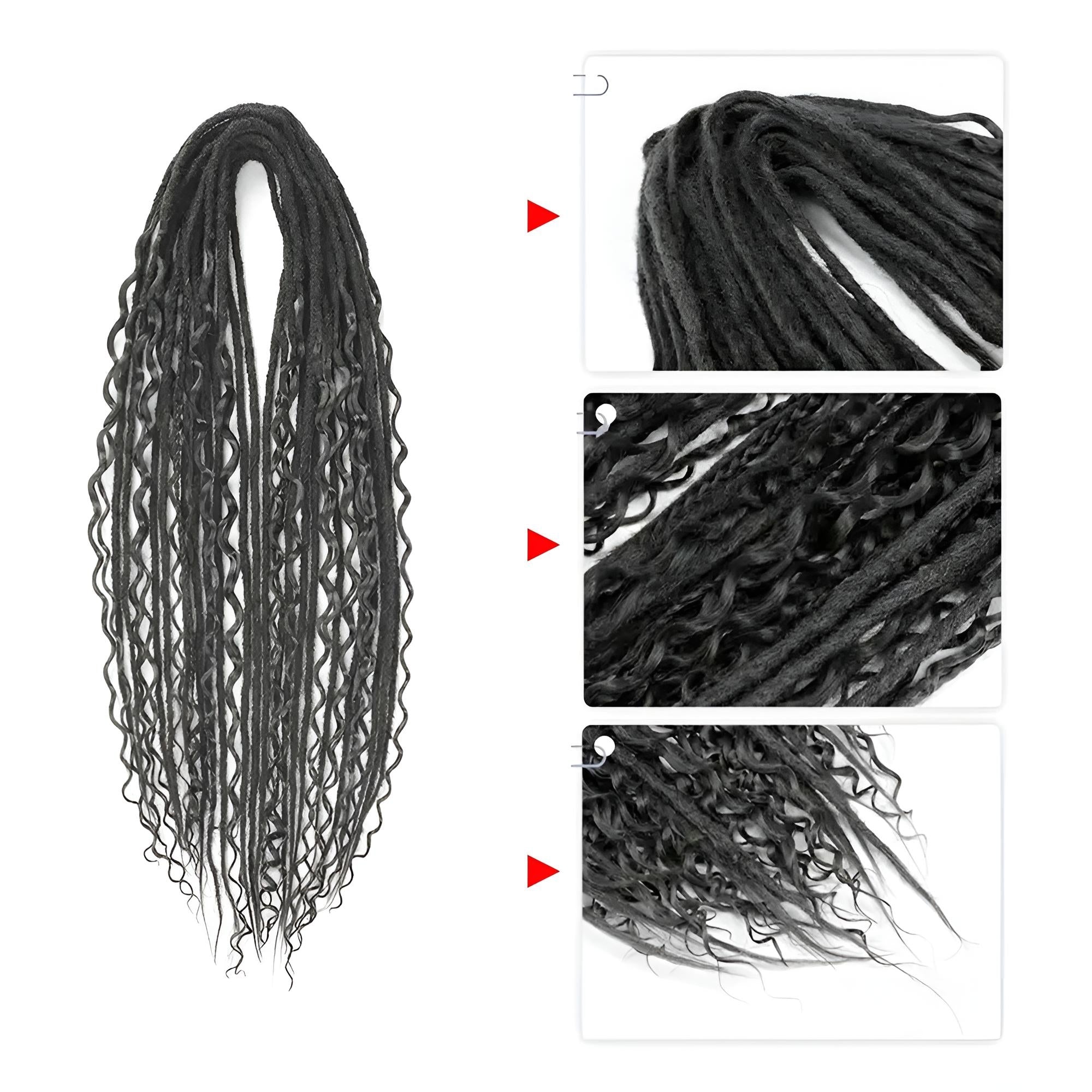 Boho Dreadlocks – Double Ended | 24 inch (60 cm)