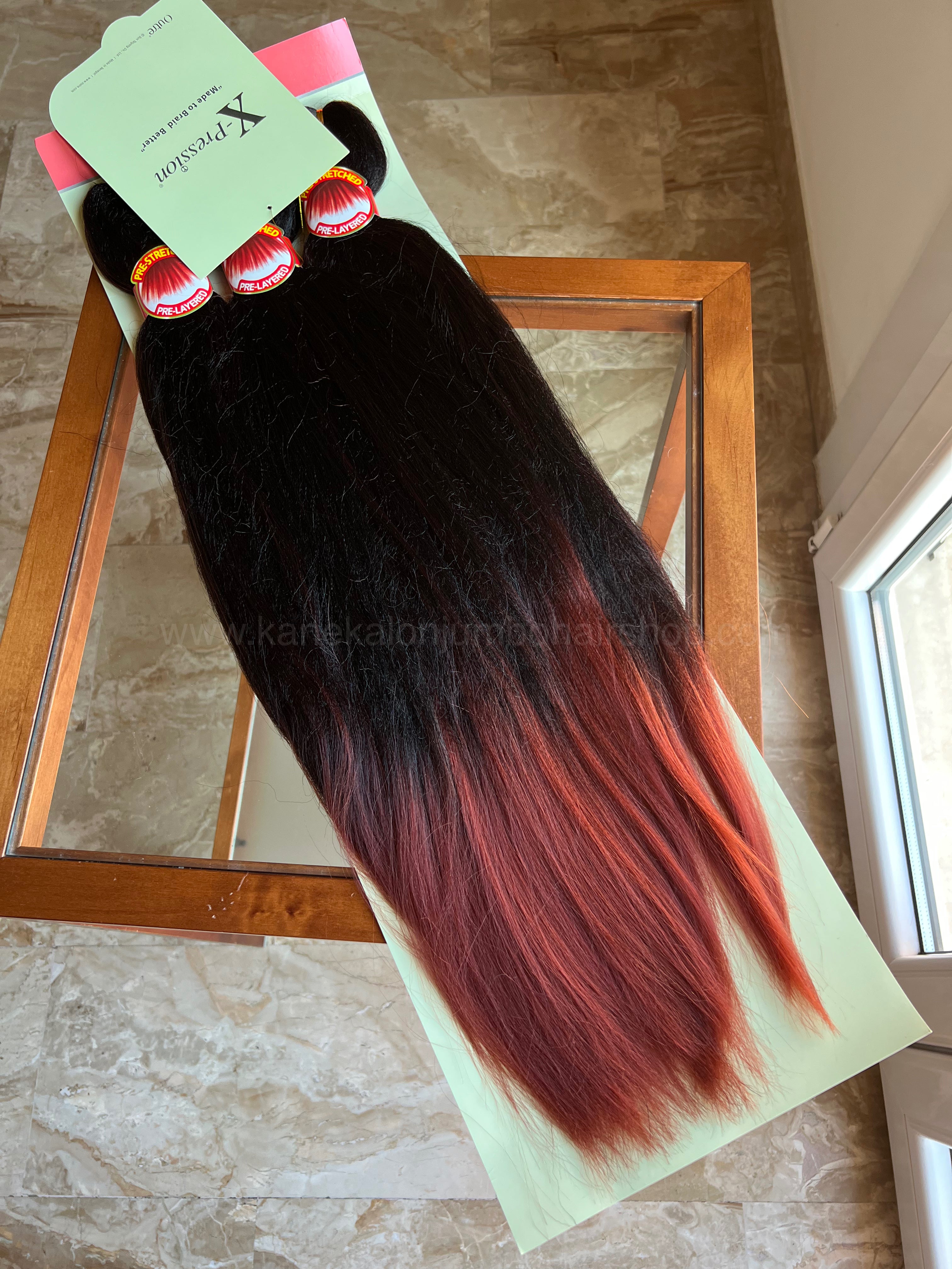 3X Ez Braid Pre Stretched Braiding Hair 52”