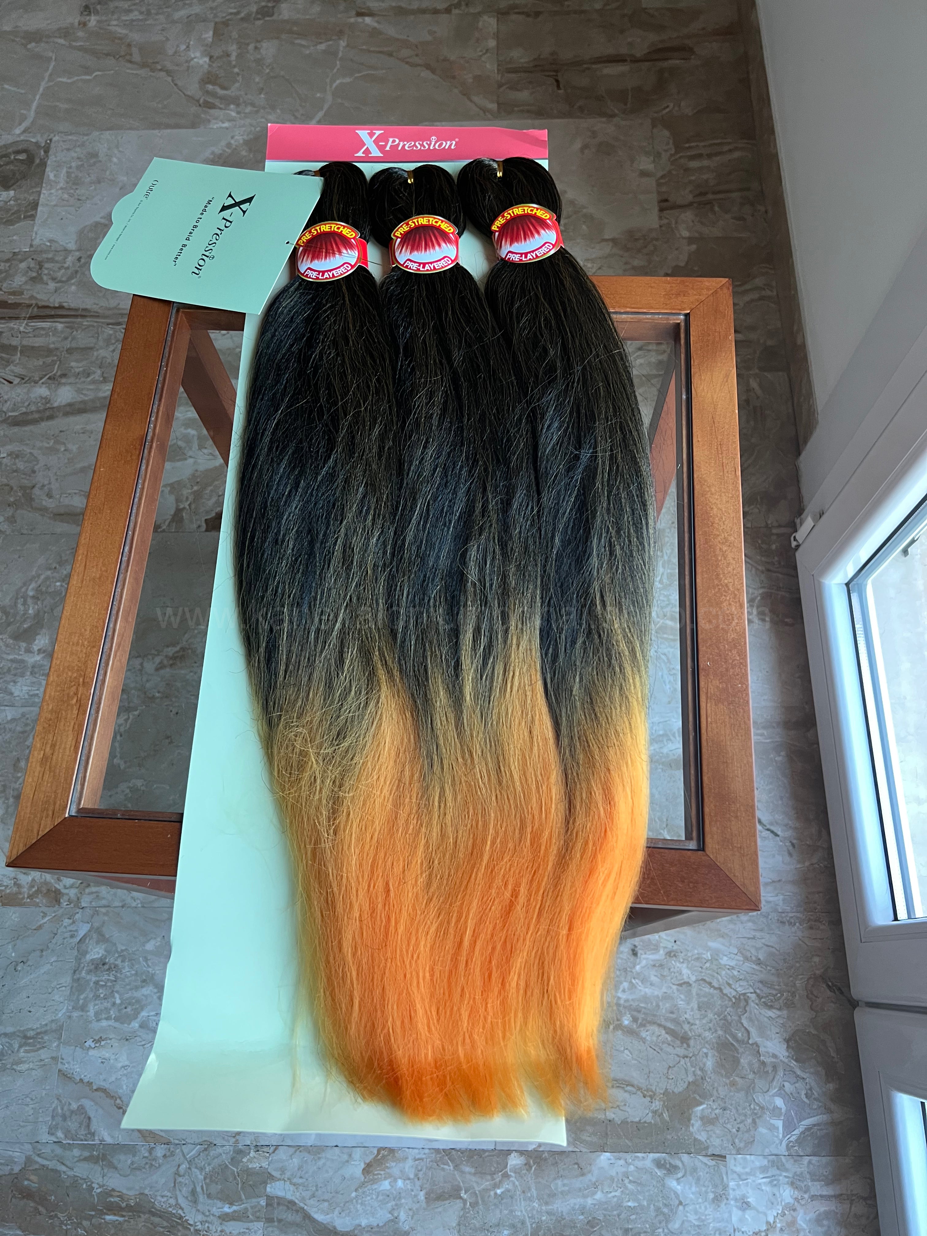 3X Ez Braid Pre Stretched Braiding Hair 52”