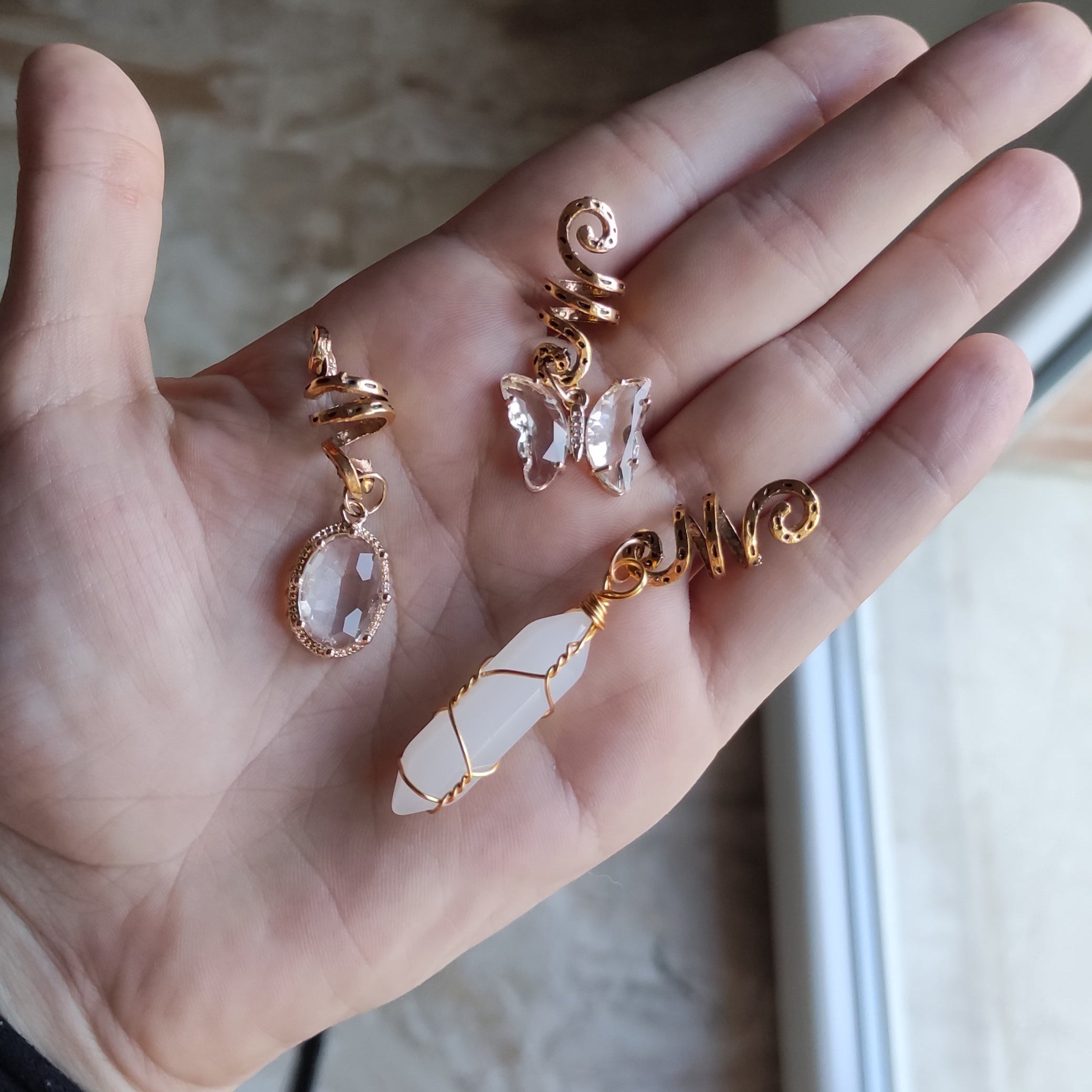 💎 Set da 3 Charm in Pietra Naturale
